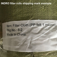 Feltro de filtro de polipropileno PP de 1 mícron